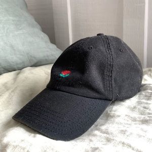 The hundreds red rose baseball cap
